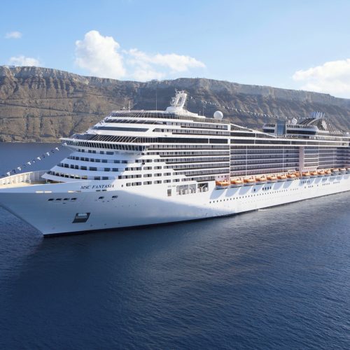 MSC Fantasia, Santorini